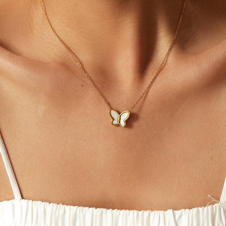 Butterfly Pendant Necklace